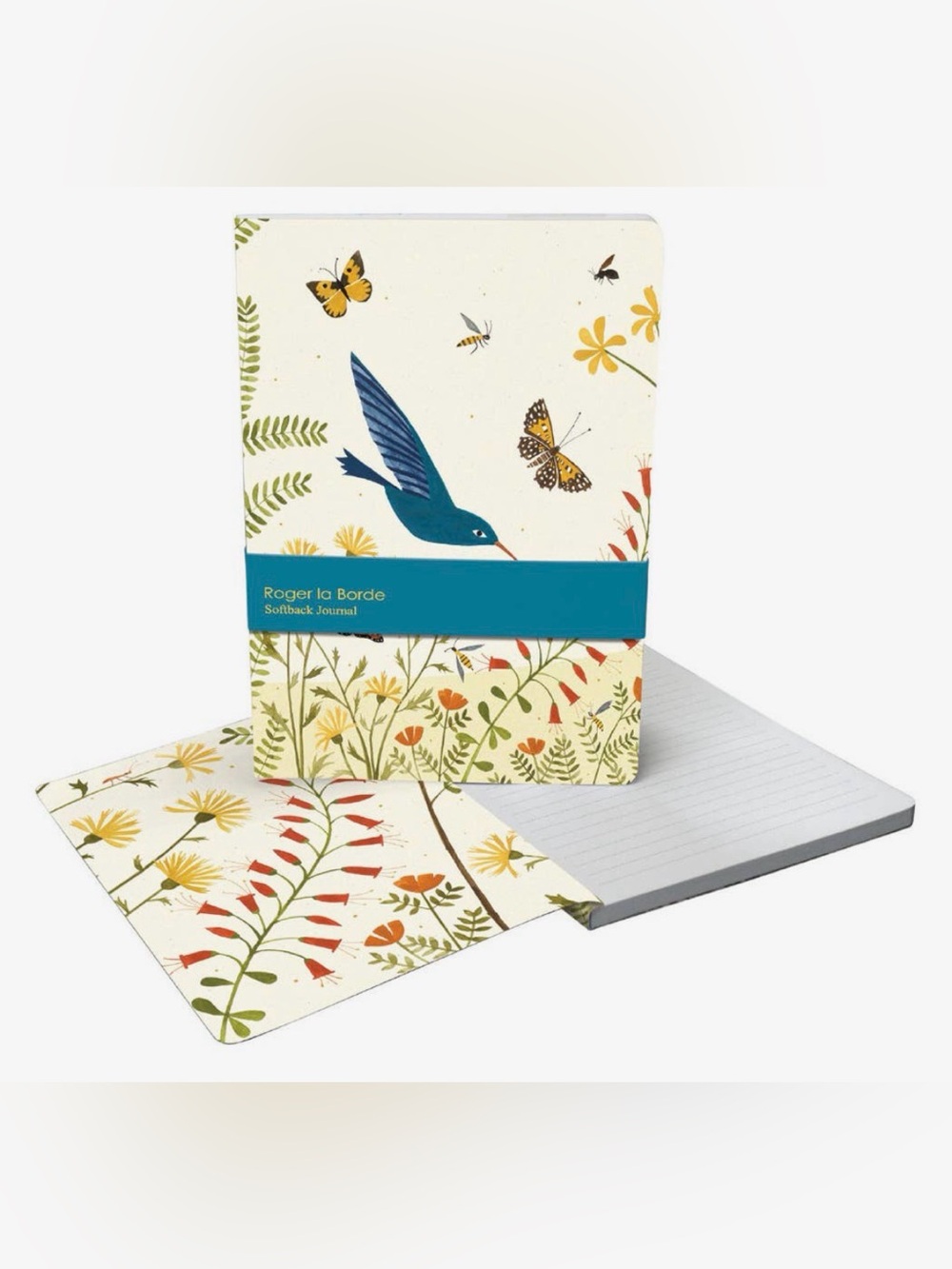 NEW Hummingbird Themed Softback A5 Journal Notebook - 128 lined & unlined pages